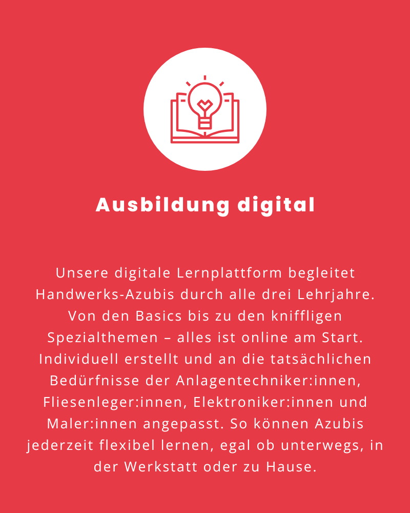 Referenz Digitale Ausbildung für Handwerks-Azubis in der Wohnungswirtschaft